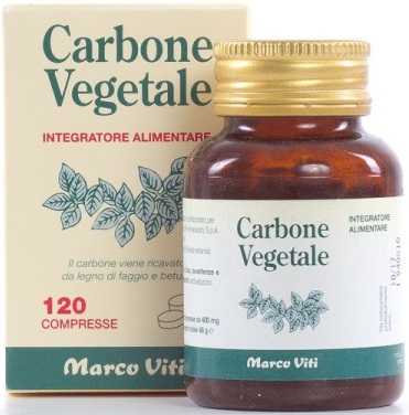 CARBONE VEGETALE 120 COMPRESSE - Farma Nice
