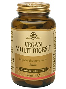 VEGAN MULTI DIGEST 50 TAVOLETTE MASTICABILI - Farma Nice