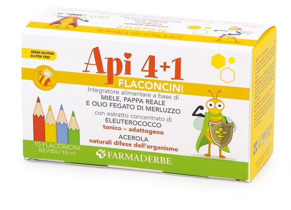 APIQUATTRO + 1 10 FLACONCINI DA 10 ML - Farma Nice