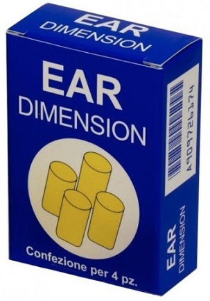 EAR DIMENSION TAPPO AURICOLARE IN SPUGNA 4 PEZZI - Farma Nice