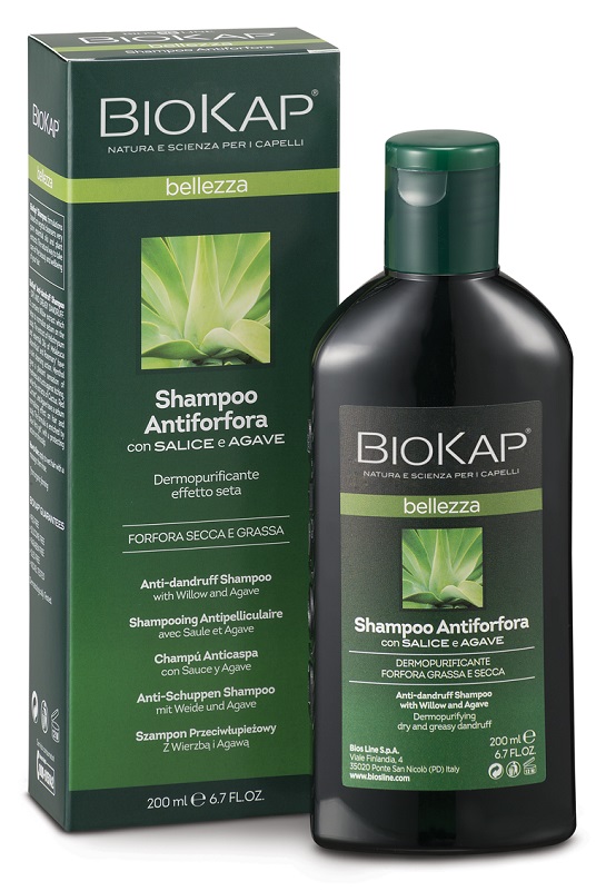 BIOKAP BELLEZZA SHAMPOO ANTIFORFORA 200 ML BIOSLINE - Farma Nice