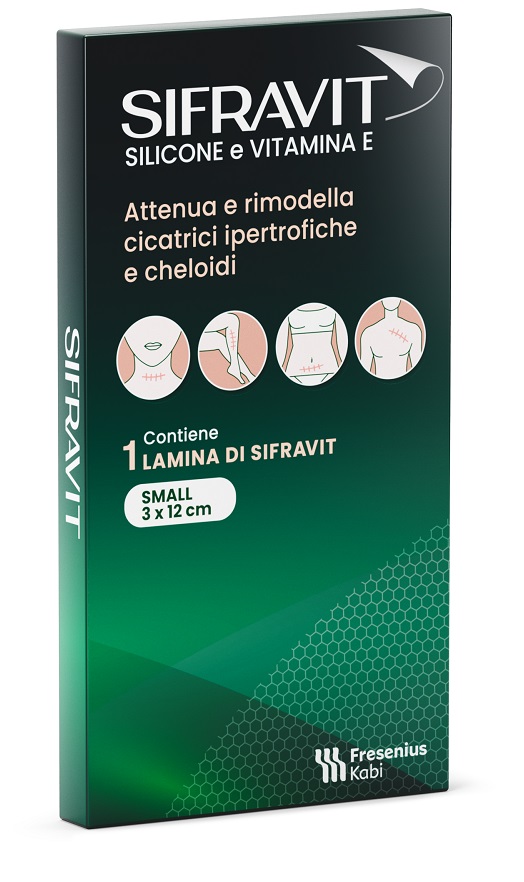 SIFRAVIT PLACCA SILICONE 3X12 CM SMALL 1 PEZZO - Farma Nice
