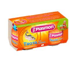PLASMON OMOGENEIZZATO TROTA VERDURE 80 G X 2 PEZZI - Farma Nice