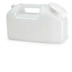 CONTENITORE A TANICA PER LA RACCOLTA DELLE URINE 24 ORE,IN POLIETILENE TRASPARENTE+TAPPO A VITE CON SCALA GRADUATA DA 500 A 2500ML - Farma Nice