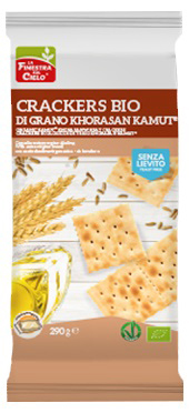 FSC CRACKERS DI KAMUT SENZA LIEVITO BIO VEGAN CON OLIO EXTRAVERGINE DI OLIVA 290 G - Farma Nice