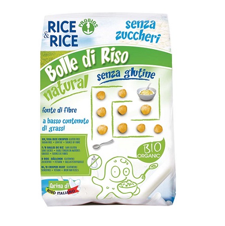 RICE&RICE BOLLE DI RISO AL NATURALE 150 G SENZA LIEVITO - Farma Nice