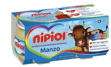 NIPIOL OMOGENEIZZATO MANZO 80 G 2 PEZZI - Farma Nice