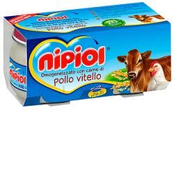 NIPIOL OMOGENEIZZATO VITELLO POLLO 80 G 2 PEZZI - Farma Nice