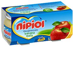 NIPIOL OMOGENEIZZATO BANANA MELA 80 G 2 PEZZI - Farma Nice