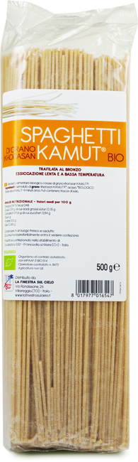 SPAGHETTI DI KAMUT BIO 500 G - Farma Nice