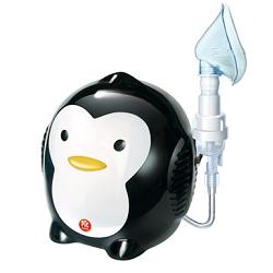 AEROSOL A PISTONE A FORMA DI PINGUINO IDEALE PER IL BAMBINO,DOTATO DI AMPOLLA SIDERSTREAM CHE CONSENTE UNA MAGGIORE PENETRAZIONE DEI FARMACI NELLE VIE RESPIRATORIE MR RINO - Farma Nice