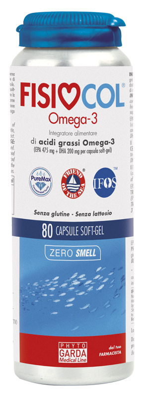 FISIOCOL OMEGA 3 80 CAPSULE - Farma Nice