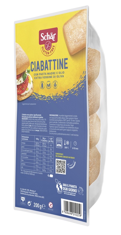 SCHAR CIABATTINA 200 G - Farma Nice