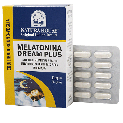NH MELATONINA DREAM PLUS 40 CAPSULE - Farma Nice