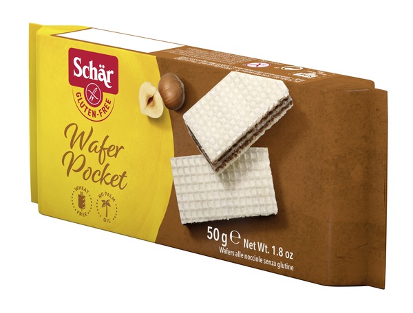 SCHAR WAFER POCKET ALLA NOCCIOLA 50 G - Farma Nice