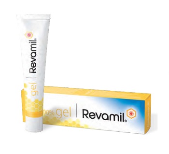 GEL A BASE DI MIELE STANDARDIZZATO E IRRADIATO A RAGGI GAMMA REVAMIL GEL PER GESTIONE ULCERE E INFEZIONI TUBO 18 G - Farma Nice