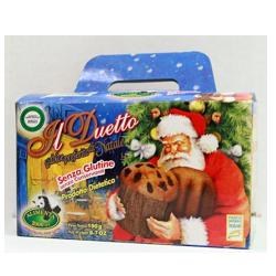 PANDORO CIOCCOLATO+PANETTONE 190 G - Farma Nice