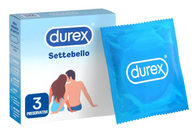 PROFILATTICO DUREX SETTEBELLO CLASSICO 3 PEZZI - Farma Nice