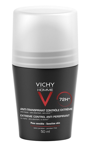 VICHY HOMME DEO ROLL-ON ANTI-TRASPIRANTE 50 ML - Farma Nice
