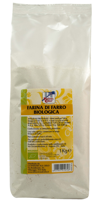 FSC FARINA DI FARRO BIO 1 KG - Farma Nice
