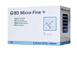 AGO PER PENNA DA INSULINA BD MICROFINE 31 GAUGE 8 MM 100 PEZZI - Farma Nice