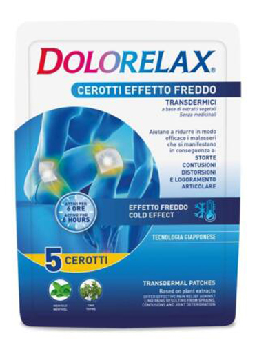 DOLORELAX CEROTTO EFFETTO FREDDO 5 PEZZI - Farma Nice