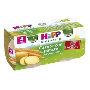 HIPP BIO HIPP BIO OMOGENEIZZATO CAROTE CON PATATE 2X80 G - Farma Nice