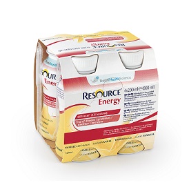 RESOURCE ENERGY VANIGLIA 4 BOTTIGLIE 200 ML NUOVO PACKAGING - Farma Nice