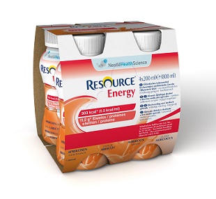 RESOURCE ENERGY ALBICOCCA 4 BOTTIGLIE 200 ML - Farma Nice