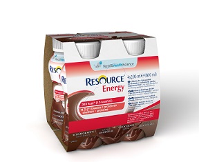 RESOURCE ENERGY CIOCCOLATO 4 BOTTIGLIE 200 ML - Farma Nice