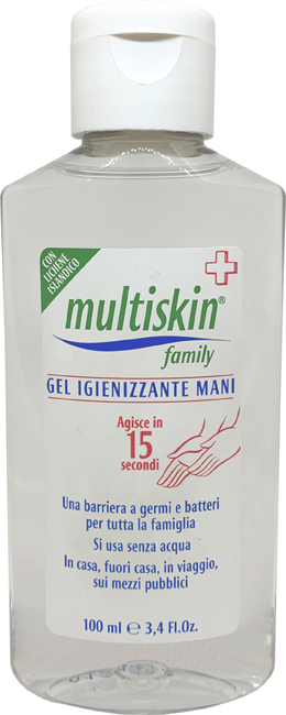 MULTISKIN GEL IGIENIZZANTE MANI 100 ML - Farma Nice