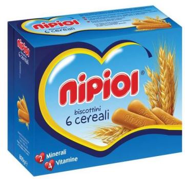 NIPIOL BISCOTTINI 6 CEREALI 800 G - Farma Nice