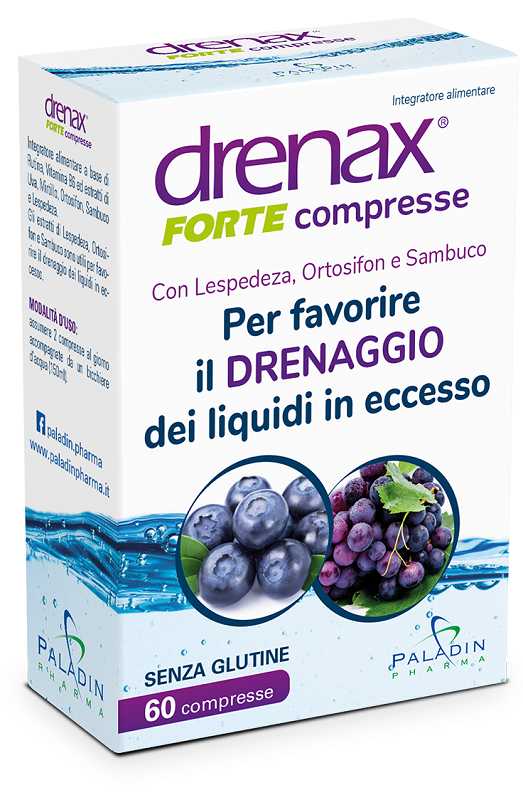 DRENAX FORTE MIRTILLO 60 COMPRESSE - Farma Nice