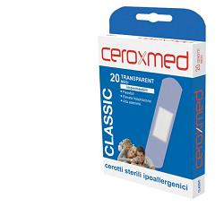 CEROXMED CLASSIC TRASPARENTI 7,2 CM X 1,9 CM 20 CEROTTI MEDI - Farma Nice