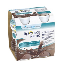 RESOURCE HP/HC CIOCCOLATO 4 BOTTIGLIE 200 ML - Farma Nice