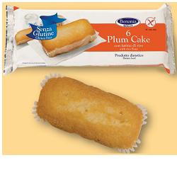 BONONIA PLUMCAKE CON FARINA DI RISO SENZA GLUTINE 6 X 36 G - Farma Nice
