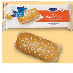 BONONIA PLUMCAKE CON GRANELLA DI ZUCCHERO SENZA GLUTINE 6 X 37 G - Farma Nice