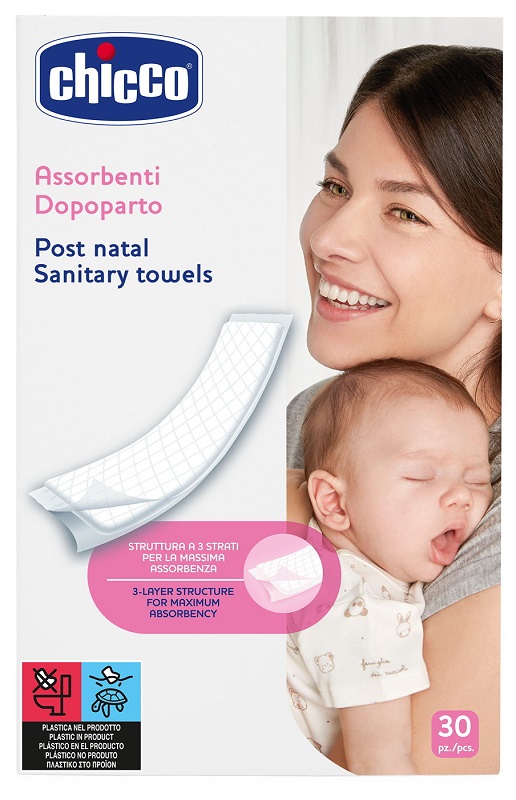 CHICCO ASSORBENTI PROTECTION POSTPARTO 30 PEZZI - Farma Nice