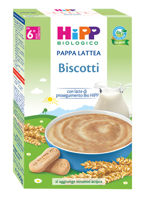 HIPP BIO PAPPA LATTEA BISCOTTI 250 G - Farma Nice