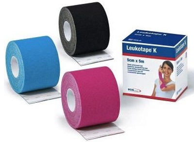 BENDA ADESIVA LEUKOTAPE K PER TAPING FISIOTERAPICO LARGHEZZA 5 CM LUNGHEZZA 5 M COLORE AZZURRO IN ROTOLO - Farma Nice