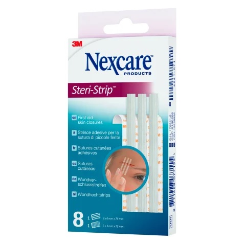 CEROTTO PER SUTURA NEXCARE STERISTRIP 6X75 MM + 3X75 MM - Farma Nice