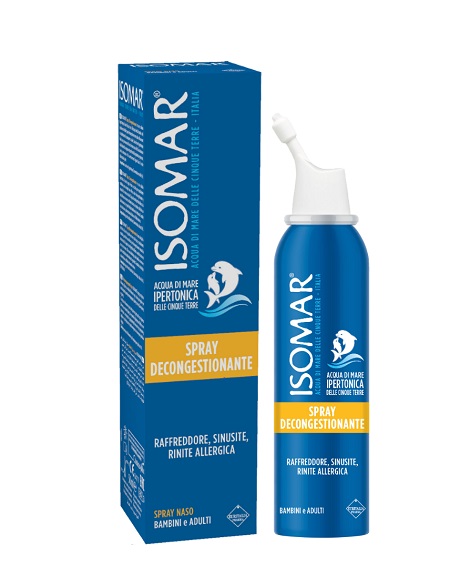 ISOMAR NASO CHIUSO SOLUZIONE ACQUA DI MARE IPERTONICA PER DECONGESTIONE NASO CHIUSO 50 ML - Farma Nice