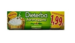 DIETERBA OMOGENEIZZATO FORMAGGINO 3 PEZZI 80 G - Farma Nice