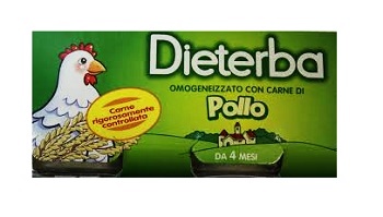 DIETERBA OMOGENEIZZATO POLLO 3 PEZZI 80 G - Farma Nice