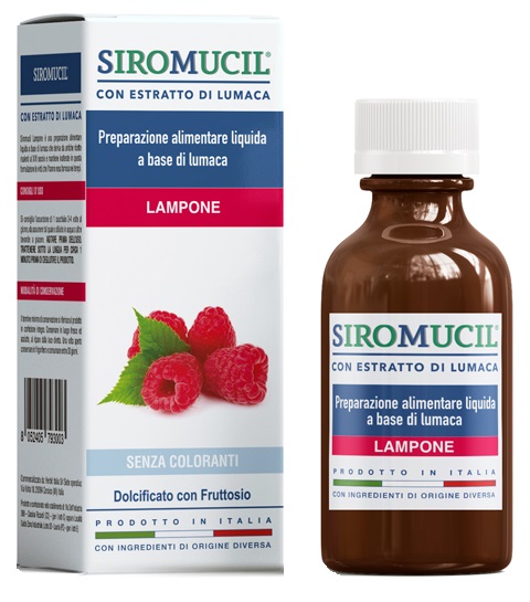 SIROMUCIL PREPARATO ALIMENTARE CON ESTRATTO DI LUMACA AL LAMPONE 150 ML - Farma Nice