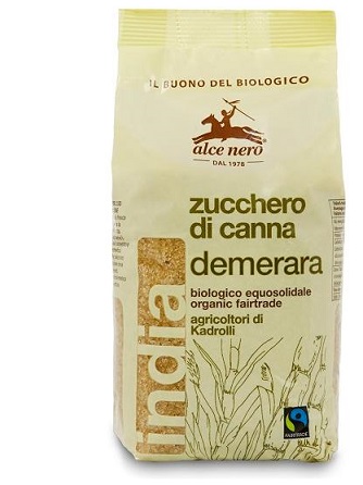 ZUCCHERO DI CANNA DEMERARA BIO INDIA FAIRTRADE 500 G - Farma Nice
