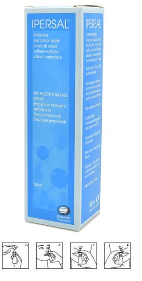 SOLUZIONE IPERTONICA IPERSAL SPRAY NASALE 50 ML - Farma Nice
