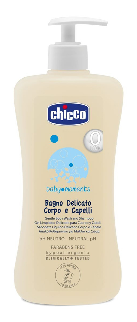 CHICCO COSMETICI BABY MOMENTS CORPO CAPELLI 500 ML - Farma Nice