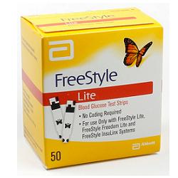 STRISCE MISURAZIONE GLICEMIA FREESTYLE LITE 50 PEZZI - Farma Nice
