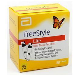 STRISCE MISURAZIONE GLICEMIA FREESTYLE LITE 25 PEZZI - Farma Nice